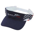 USA Flag Visor w/ Solid Visor